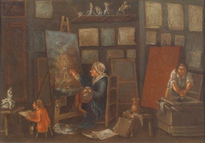 絵描き 作： Pietro Longhi