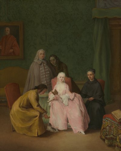 訪問、1746 作： Pietro Longhi