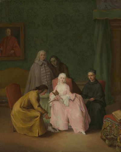 訪問、1746年。 作： Pietro Longhi