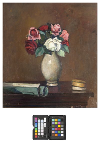 バラの花瓶、1931 作： Pietro Marussig