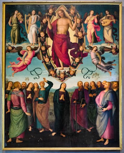 キリストの昇天 作： Pietro Perugino