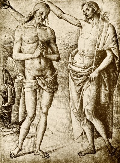 キリストの洗礼 作： Pietro Perugino