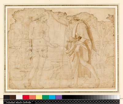 キリストの洗礼 作： Pietro Perugino