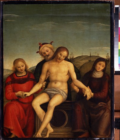 思いやり。 Peinture de Pietro クリストフォロ ヴァンヌッチ ディット ル ペルジーノ (Il Perugino) 作： Pietro Perugino