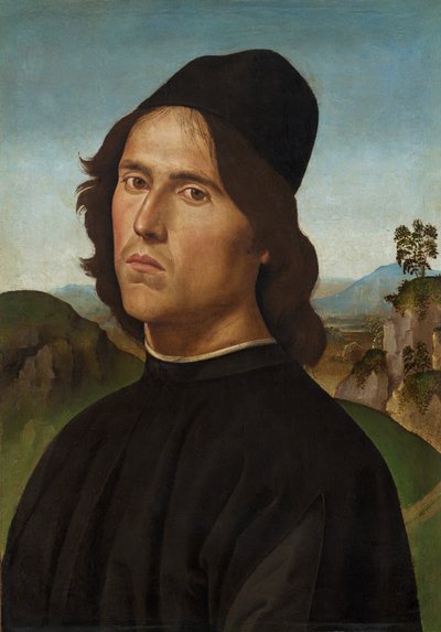ロレンツォ・ディ・クレディの肖像 作： Pietro Perugino