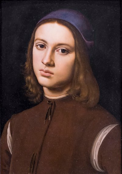 若い男の肖像 作： Pietro Perugino