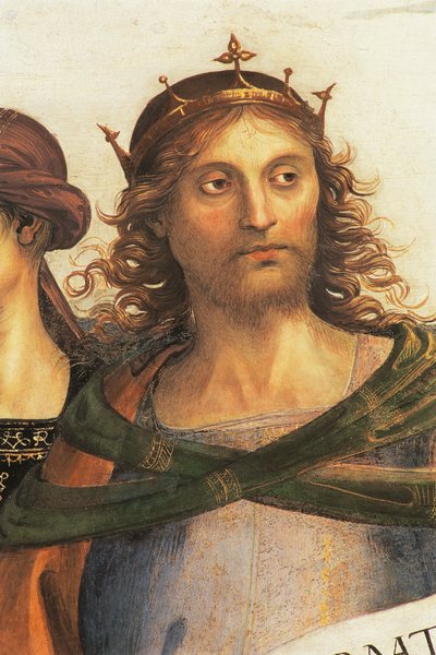 ソロモン、預言者とシビリアンとの聖父からのディテール 作： Pietro Perugino