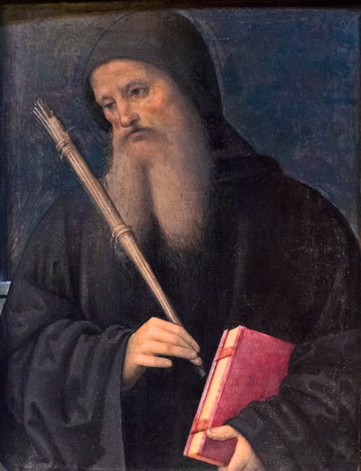 聖ベネディクト 作： Pietro Perugino