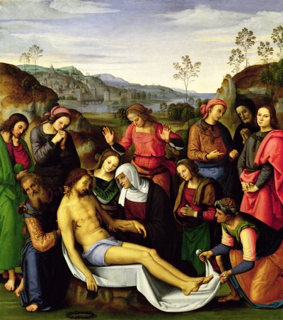 キリストの嘆き1495 作： Pietro Perugino