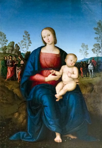Neitsyt lapsen kanssa 作： Pietro Perugino