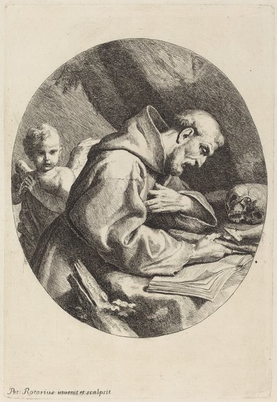 聖フランシスコ 作： Pietro Antonio Rotari