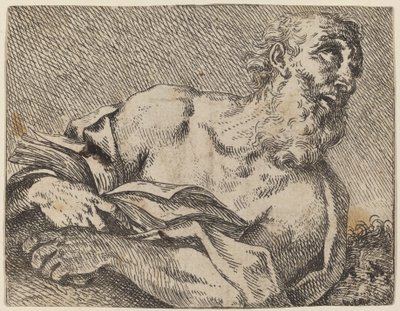 聖ジェローム 作： Pietro Rotari after Antonio Balestra
