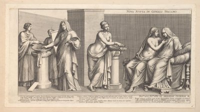 アルドブランディンの結婚式（左） geniali thalamo の新星 nupta (オブジェクトのタイトル) 作： Pietro Sante Bartoli