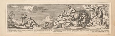 ローマとフィレンツェの間のルートの寓話 コンスタンティヌス帝の歴史（シリーズタイトル） 作： Pietro Sante Bartoli