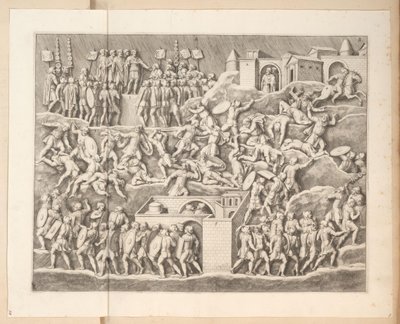ローマのセプティミウス セウェルスの凱旋門のレリーフ 作： Pietro Sante Bartoli