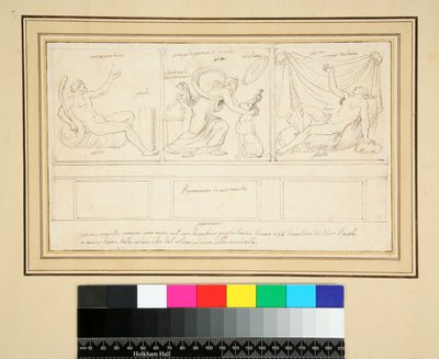 3枚のパネルを持つ壁) 作： Pietro Santi Bartoli