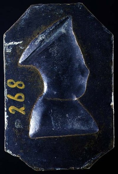 ルドヴィコ・ゴンザーガ（1441-1478）のプラーク（裏面）（ブロンズ）（長方形については122328参照） 作： Pietro Tafano