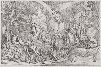 パルナッソスの絵画の勝利 作： Pietro Testa