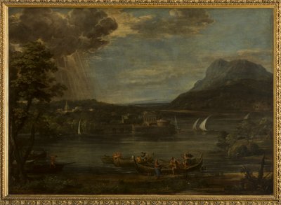 サン・ピエトロの呼び声のある風景 作： Pietro da Cortona