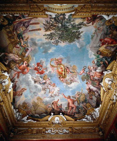戦後の火星、火星の館の金庫室 作： Pietro da Cortona