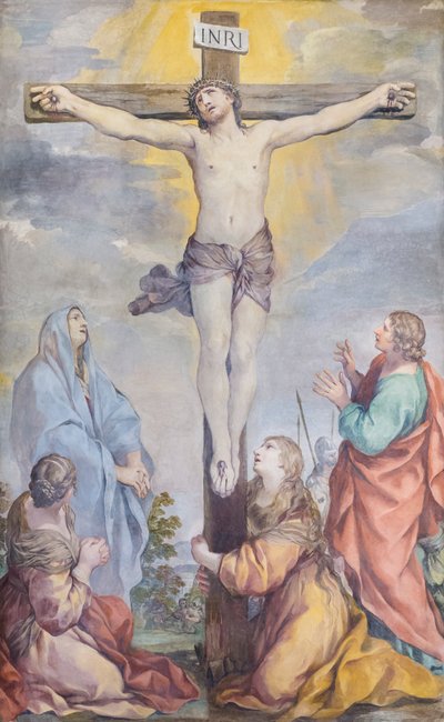A capela, de Pietro da Cortona, c. 1631-32 (fresco) 作： Pietro da (1596 1669) Cortona