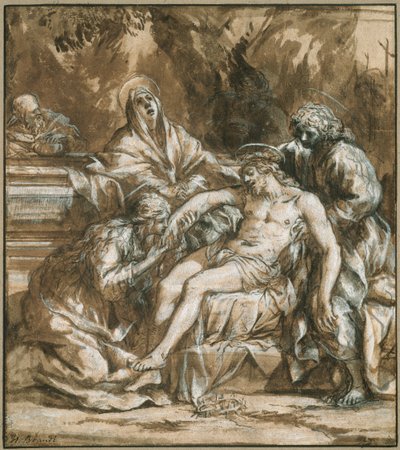 キリストの死を悼む 作： Pietro da Cortona