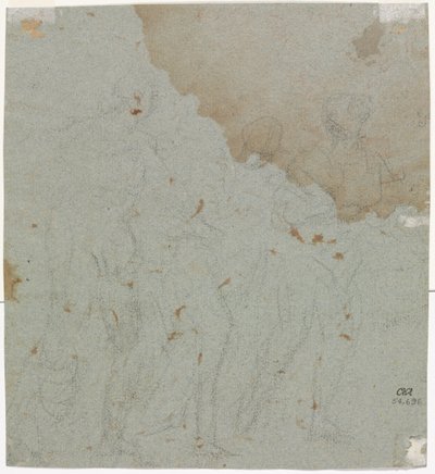 ロットと彼の娘のためのスケッチ、1600年代。 作： Pietro da Cortona