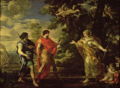 ヴィーナスが狩猟者としてアエネアスに現れた、1635年頃 作： Pietro da Cortona