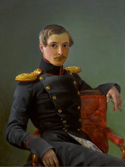 アンドレイ・ニコラエヴィッチ・カラムジンの肖像 1814-1854, 1836. 作： Pimen Nikitich Orlov