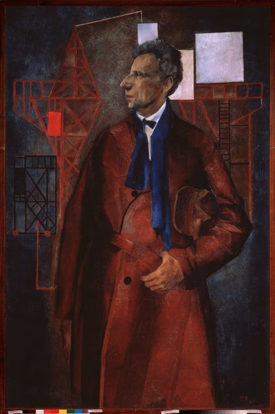 ステージ プロデューサー Vsevolod Meyerhold の肖像 作： Piotr Vladimirovich Williams