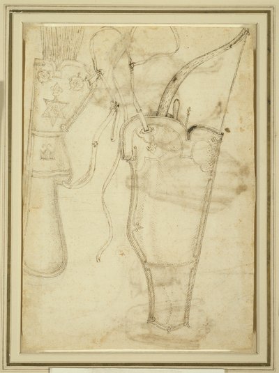 ボウケースと矢筒 作： Pisanello