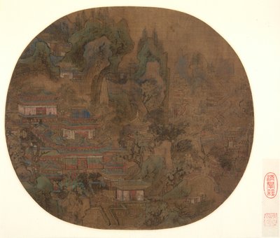 宮殿の風景 作： Pisanello