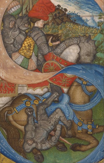 セントポールの回心 作： Pisanello