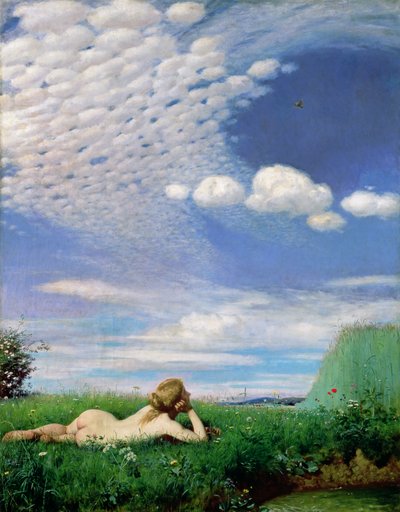 ひばり、1882 作： Pál Szinyei Merse