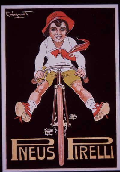 ピレリの自転車広告 作： Plinio Codognato
