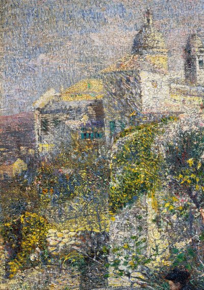 4月のリグーリアの朝、またはアルバロのオリーブ 作： Plinio Nomellini