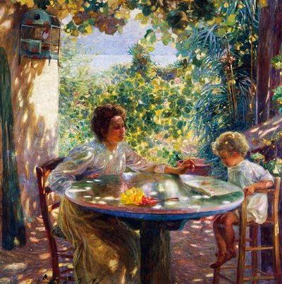 アーリーリーディング 作： Plinio Nomellini
