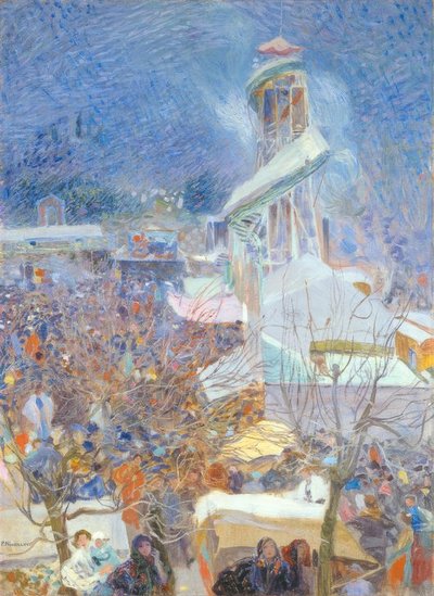 「ピエトラサンタのメッセ」- Von Plinio Nomellini 作： Plinio Nomellini