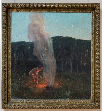 煙の柱 作： Plinio Nomellini