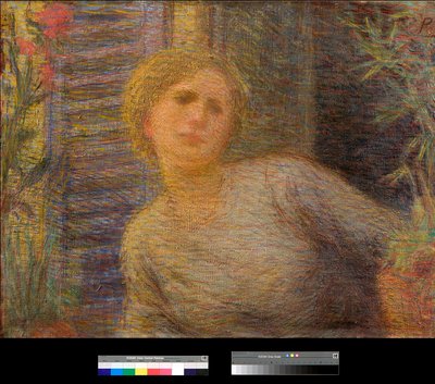 窓辺の少女 プリニオ・ノメリーニ（1866-1943） 1891年 個人蔵 作： Plinio Nomellini