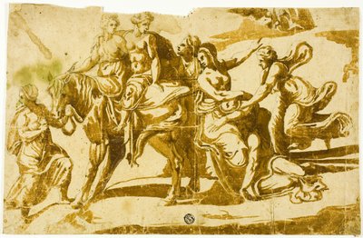セリアの飛行 作： Polidoro da Caravaggio