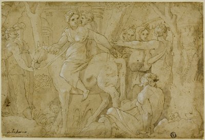 クレリアの飛行 作： Polidoro da Caravaggio