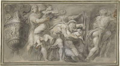 サビーヌの乙女強盗 作： Polidoro da Caravaggio