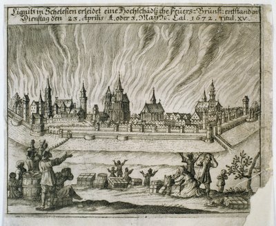 二人の火の伝説、1672 作： Polish School