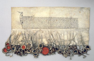 Wladislaw Jagiello（c.1351-1434）の特権、ポーランド王、王立評議会（羊皮紙）により付与 作： Polish School