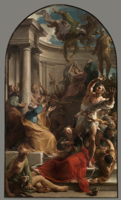 サイモン・メイガスの堕落、c。 1745-1750。 作： Pompeo Batoni