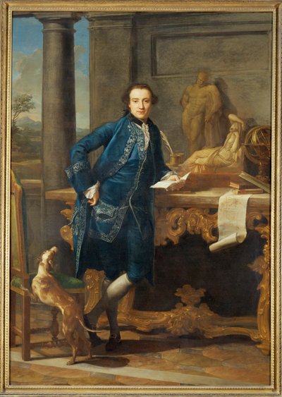 チャールズ・ジョン・クロウル、芸術愛好家... 作： Pompeo Girolamo Batoni