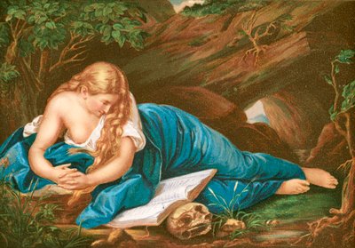メアリーマグダレン 作： Pompeo Girolamo Batoni