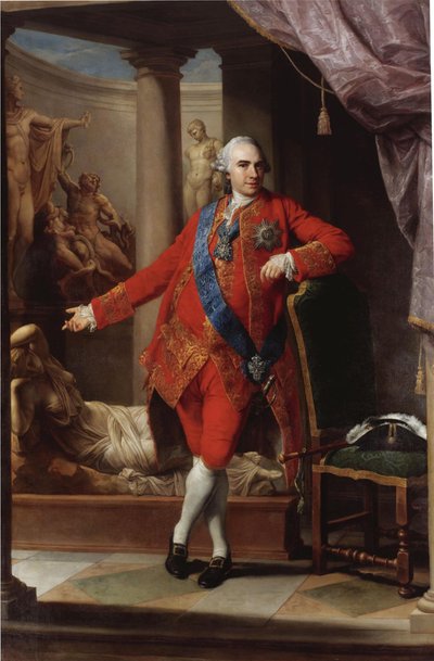 キリル・ラズモフスキー伯爵1728-1803の肖像、1766 作： Pompeo Girolamo Batoni
