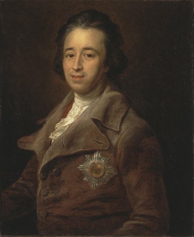 アレクサンドルクラキン王子の肖像1752-1818、1782 作： Pompeo Girolamo Batoni